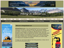 Tablet Screenshot of hikinginglacier.com